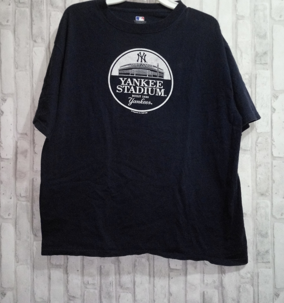 New York Yankees stadium navy blue T-shirt